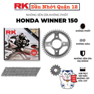 Honda Winner 150 Bộ Nhông Sên Dĩa RK Thông Số Zin 15T-44T-S428HSBT 120L