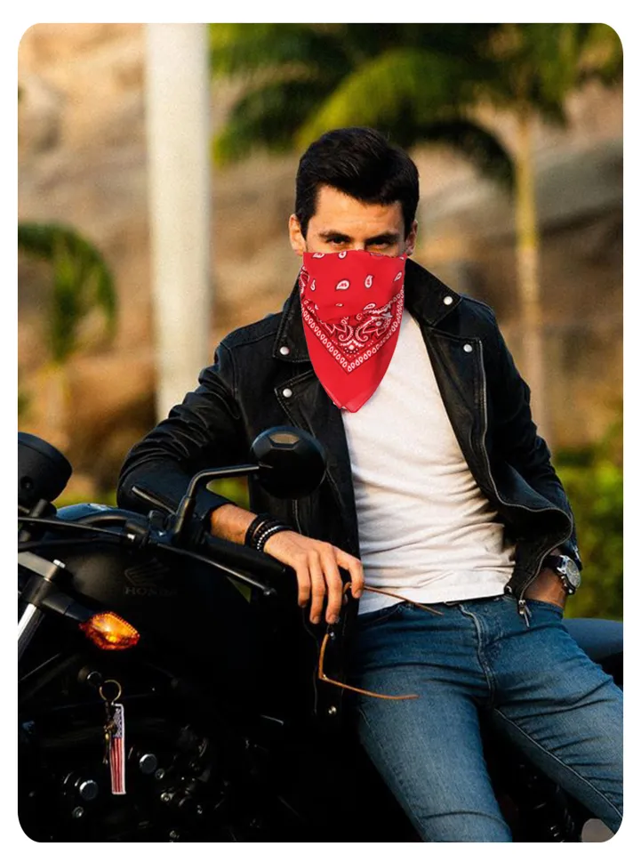 Musion Bandana Panyo 100% Cotton Fashion Hip Hop Classic Paisley