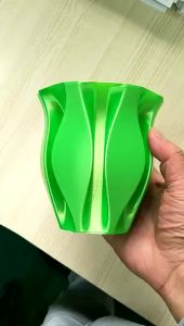 Silk Lime Green PLA Filament 1.75 mm 3D Printer Filament Consumables 1kg Spool Bright Neon Green 3D Printing Material FDM Printer Silky Metal Like Shiny Metallic Green PLA Filament CC3D Green Color