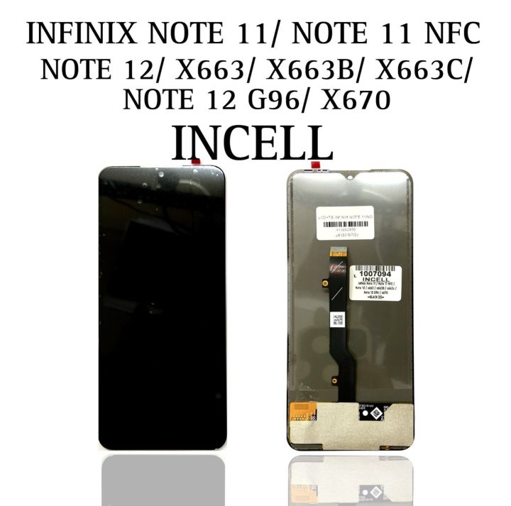 Incell Lcd Touchscreen Infinix Note 11 Note 11 Nfc Note 12 X663