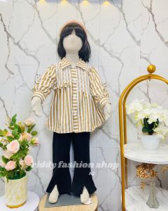 SETELAN RIANA CRINKLE SALUR BRUKAT JARING ANAK PEREMPUAN USIA 3 - 12 TAHUN / SET KOMBINASI CELANA KNIT CUTBRAY VIRAL ANAK TERBARU