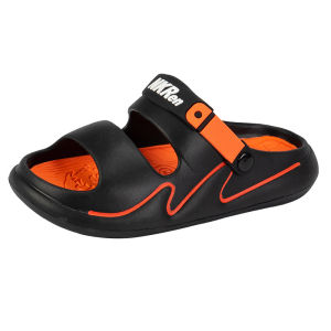 MenS Summer Slip-On Sandals Casual Thick-Soled Dual-Use Beach Sandals Outdoor Sports Trendy Casual Vietnamese Slippers