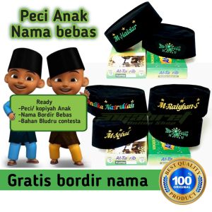 Peci Songkok Anak NU Gratis Bordir Nama Harga Murah Berkualitas