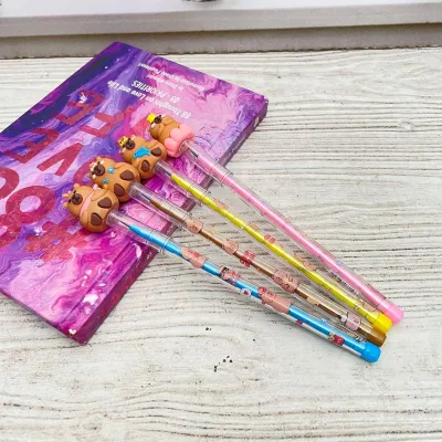 PENSIL SUSUN MODEL CAPYBARA ALAT TULIS IMPORT BISA COD KEPRLUAN SEKOLAH ANAK TERMURAH