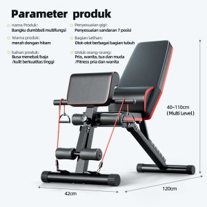 DUMBBELL GYM SIT UP BOARD FITNESS MODEL/Kursi Fitnes Gym Sit Up/ALAT FITNESS SIT UP BENCH - Dumbell Stoll SIT UP BOARD FITNESS MODEL Kursi Gym /Sport Sit Up Bench Alat Olahraga Fitness