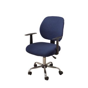 COUPLECOL Màu sắc đồng nhất Bọc ghế máy tính chia đôi Làm dày Hạt ngô Bọc ghế máy tính Bền bỉ Chống bụi Bảo vệ ghế xoay dành cho gia đình