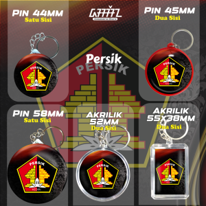 (Min.Order 2) Gantungan Kunci Persija Persib Persebaya Klub Bola Liga 1 Indo