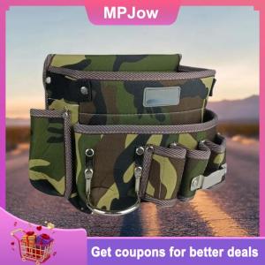 【MPJow】 1Pcs Hardware Tool Bags Oxford Cloth Multifunctional Waist Bag Suitable For Woodworking Electricians Maintenance And Decoration
