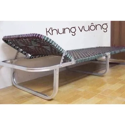 [Sỉ - Lẻ] Giường Gấp Khung Nhôm Văn Phòng Giá Rẻ Tiện Lợi