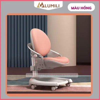 Ghế Lumili T9 chống gù chống cận thông minh điều chỉnh 3 chiều thiết kế công thái học cho trẻ em từ 3- 18 tuổi
