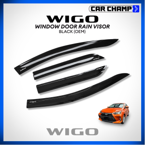 Toyota Wigo 2023 to 2026 OEM / INJECTION Window Door Rain Visor Thailand Quality Car Accessories