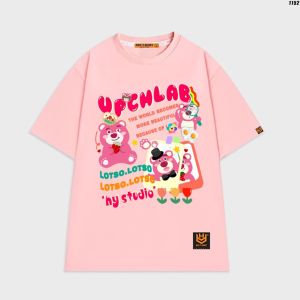 Áo thun nữ form rộng tay lỡ dễ thương Gấu Upchlab 1152 HY KOREA