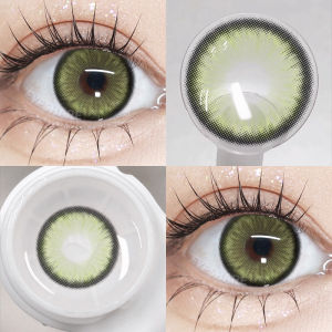 【🔥COD& Dikirim Dari🇮🇩】 softlens mata warna alami diameter 14 normal soflen blue grey brown lensa kontak murah penuh gaya dan cantik