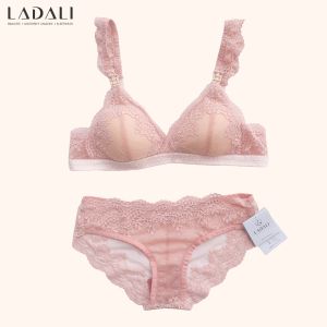 Áo Lót Bầu Cho Con Bú Ladali Không Gọng Lót Kín Đáo Cho Bé Bú Thiết Kế Dây Vai Ren Gợi Cảm Hàng Chính Hãng