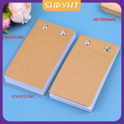 SHPYHT Blank Flip Book Kit 60 100 Sheets for LED Tracing Light Pad Custom Animation Drawing Flipbook Kids Art Gift