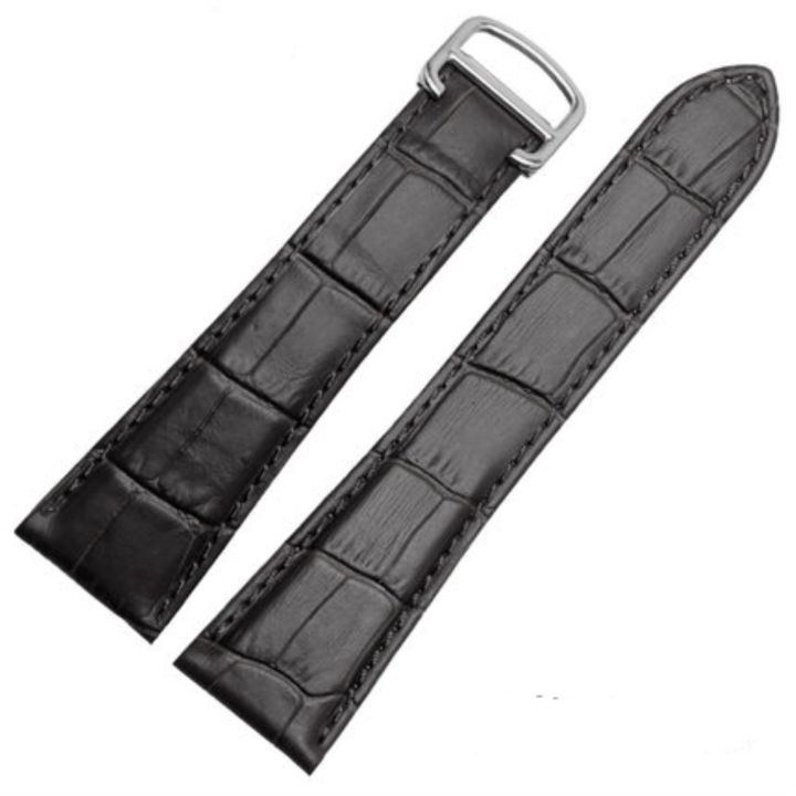 22mm 23mm 24mm 25mm for Cartier Calibre de Diver W7100060 watch band Black Brown Crocodile Leather W atchbands Strap Lazada PH