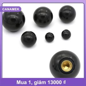 【CANAMEK】 Fufeng Núm Vặn Đầu Tròn Hình Ren M4 M5 M6 M8 M10 M12 Bằng Nhựa Màu Đen