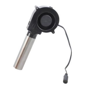 BBQ Air Blower Fan 12V 3700RPM 75x75x30mm Centrifugal Fan for Camping Outdoor Quick Charcoal Starter Picnics Cooking
