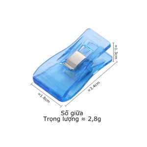 10 cái kẹp vải bằng nhựa để kẹp cố định vải hoăch kẹp treo giữ vải-HUASE