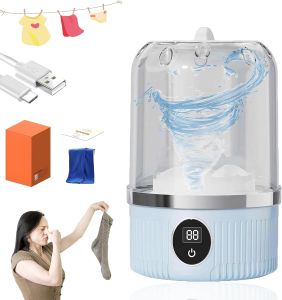 Mini Washing Machine Portable Washer for Baby Clothes Socks & Underwear Compact Laundry for Apartments Dorms Travel