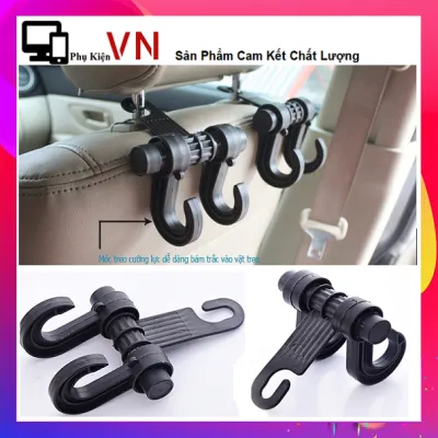 [HCM]⚡ Móc Treo Đồ Sau Ghế Ôtô - Móc treo đồ sau ghế ô tô xe hơi tiện dụng (móc đôi có 2 chỗ treo đồ)