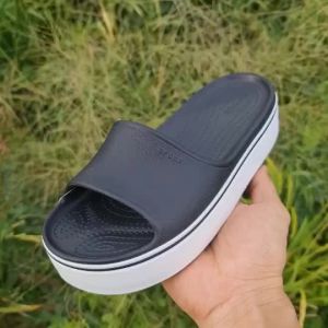 Crocs Platform Slide womens sandals womens Crocs shoes womens high heels 5cm high heels light soft comfortable to wear.