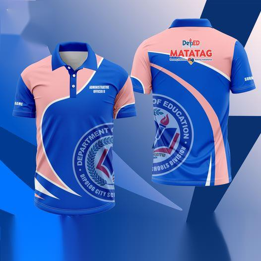 full sublimation polo shirt design for DepEd - Schools Division of ...