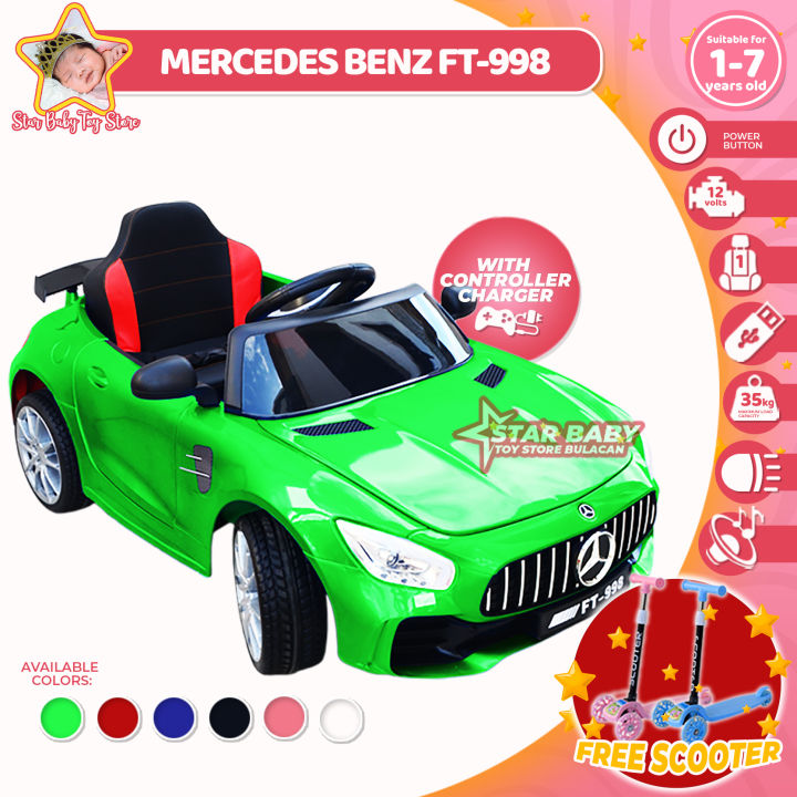 Star Baby Mercedes Benz FT-998 Rechargeable Ride on Toy Car for Kids