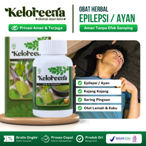 Obat Epilepsi Kejang Kejang Ayan Kejang Sakalor Otot Kaku Demam Stroke Penyumbatan Pembuluh Darah Syaraf Otak Rusak - Keloreena Herbal Alami