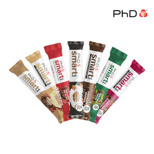 PhD Smart Protein Bar Variety Pack 7 x 64g  Various Flavor Halal Snacks High Protein Low Sugar