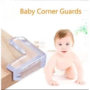 Baby Safety Table Corner Protector Soft Transparent PVC Protector Table Edge Furniture Protection Cover Children Anticollision Edge Corner Guard