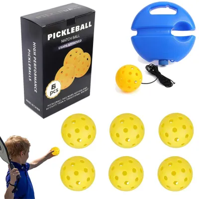 74MM Pickleball Trainer Pickleball Training Aids Pickleball Rebounder with String Equipment for Youth and Beginner