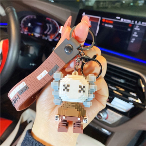 🇲🇾 Ready Stock Cute Colorful Astronaut Bear Keychain Gift Lightning Bear Keyring Car Keychain Student Bag Accessories