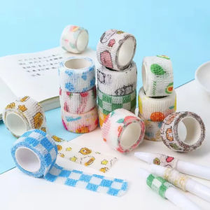 10Pcs colorful athletic wrap tape self adhesive elastic bandage elastoplast sports protector knee finger ankle palm shoulder