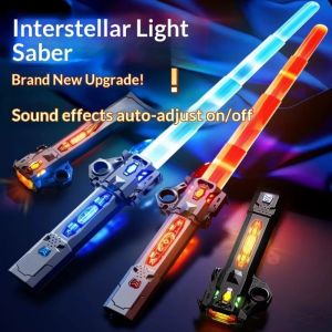 2in1 Seven Color Light Sword Can Be Extended USB Charging Laser Sword Childrens Lightsaber