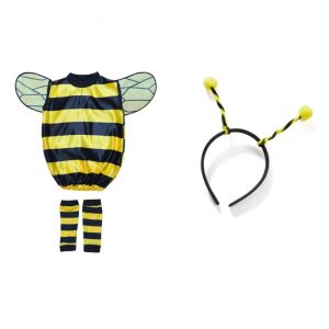 Whimsical Cute Little Bee Costume for Kids - Complete Set with Headband for Unforgettable Performances2026