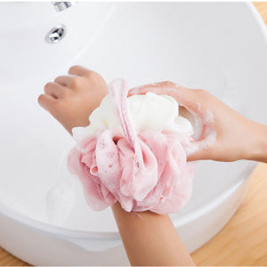 Bông Tắm Tròn Cao Cấp 2 Màu - Siêu Tạo Bọt Kì Cọ Tẩy Da Chết