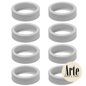 8pcs Pelindung Roda Koper Silikon Kursi Kantor Universal Luggage Silicone Wheel Protector M.SLP
