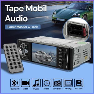 PENGIRIMAN CEPAT Kklusb Tape Mobil Audio Bluetooth MP5 Parkir Monitor 4.1 Inch 4022D / tape audio mobil bluetooth full bass super usb mp5 radio multifungsi