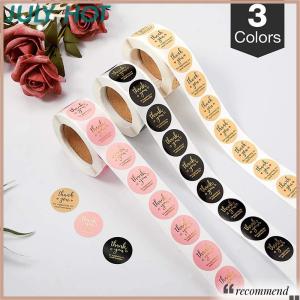 [JULYHOT] สติกเกอร์ขอบคุณ500ชิ้นสติกเกอร์ตัวอักษรทำมือสติกเกอร์ตราประทับสติกเกอร์ตกแต่งงานแต่งงานของขวัญ