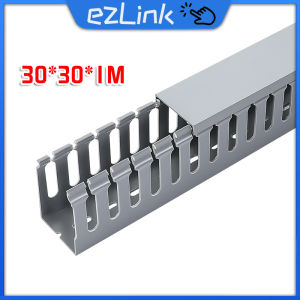 Open Slot Cable Duct Management Raceway Duct Slotted Cable Tray Cable Wall Wire Duct For Cable Management