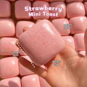 Slow Rising Squishy Toast Soft Bread Stress Relief Toy Sensory Fidget Toy Thick Moist Squeeze Toy Butter Gift Mainan Squishy Roti Slow Rising Lembut Tebal Mainan Tekan Sensori Fidget Roti Bakar Mentega Hadiah Comel慢回弹吐司捏捏乐超厚湿软面包解压玩具仿真黄油吐司手指挤压减压神器感官玩具 A575
