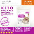 PerfectMatch Low-carb® l Keto Fit Crunch Granola Bites l Sugar-free. 