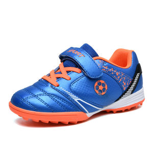 Summer soccer shoes childrens Velcro training shoes elementary school outdoor running shoes available for drop shipping breathable and laceless
