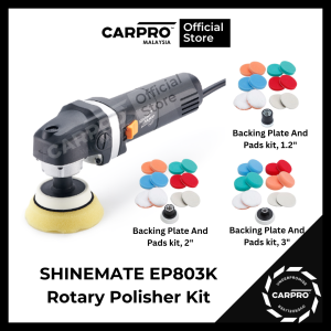 SHINEMATE EP803K Rotary Polisher Kit 1.2" 2" 3" - Suitable for small panel and spot touch-up