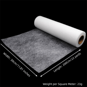 BETTERFORM 30/35CM Interlining Adhesive Tape Non-woven Sewing Tool Sewing Interlining Comfortable No Sew Design Double-side Adhesive Tape for Shorten Repair Pants