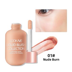 4 Color Mini Bottle Liquid Blush Natural Brighten Cheek Skin Tone Makeup Rouge Pigmented Professional Contour Shadow Cosmetics