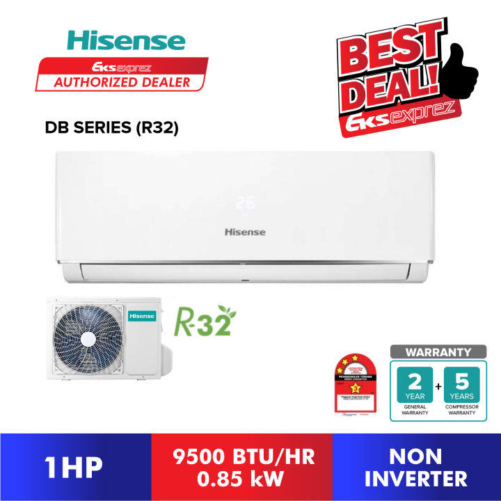 Free Shipping Hisense Non Inverter Aircond Db Series R32 An10dbg An13dbg1 An20dbg 1915