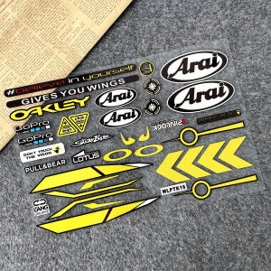 1 Bộ shoei 93 kyt Beta GoPro xe máy ngoại vi dán con mèo may mắn Mũ bảo hiểm không thấm nước sửa đổi đề can cho Yamaha Honda Aprilia Suzuki