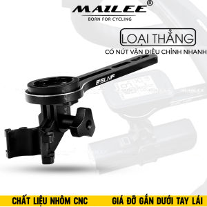 Giá Đỡ Đồng Hồ Xe Đạp Mai Lee ESL-203 Loại Thẳng Đỡ Đồng Hồ Tốc Độ/ Đèn Pin Cho Xe đạp Road Touring Đinh Ốc Dưới - Mai Lee